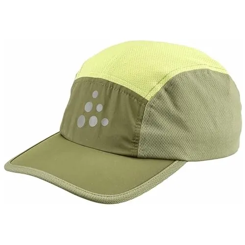 Craft Pro Hypervent Cap rift/pear (664628) ONESIZE - Mützen, Caps und Stirnbänder für den Laufsport - Hochwertige Laufkappe mit optimaler Belüftung und individuellem Sitz für höchsten Komfort beim Laufen.