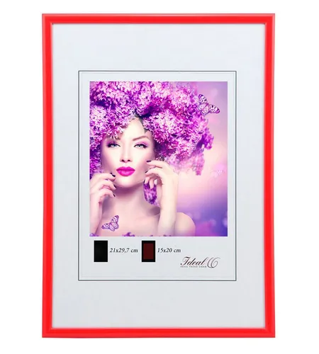 IDEAL TREND Bilderrahmen New Lifestyle Kunststoff Bilderrahmen Kunststoffrahmen Bildhalter Bild, für 1 Bilder (1 St), Posterrahmen Fotorahmen Urkundenrahmen Galerierahmen Bildhalter