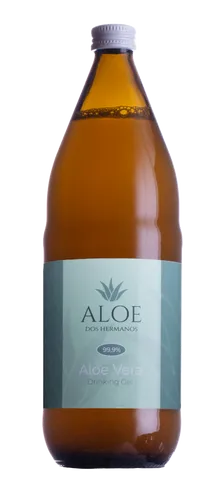 Aloe Vera Getränk 99,9% 1000 ml Glasflasche