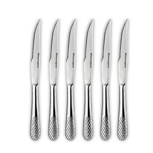 Wilmax Steakmesser Edelstahl Julia Kollektion 23.5 cm 6er Set  WL-999215/1B6
