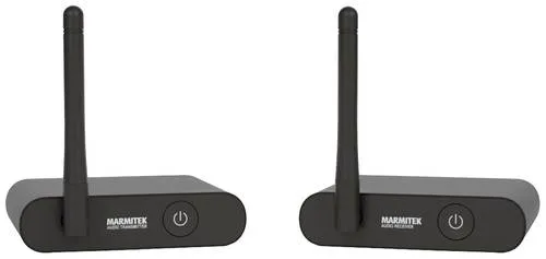 Marmitek Funk Audio Übertragung Audio Anywhere 630 - Drahtlose Audioübertragung für Stereoanlagen, störungsfrei und einfach zu installieren mit 3,5mm Klinkenanschluss