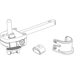 MACO Ladenrasthalter BLR mit geraden Kloben von MACO