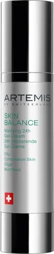 Artemis of Switzerland Skin Balance Matifying 24h Gel Cream - Tagespflege für ölige und Mischhaut, bietet 24 Stunden Feuchtigkeit und mattiert den Teint für ein frisches Hautbild.