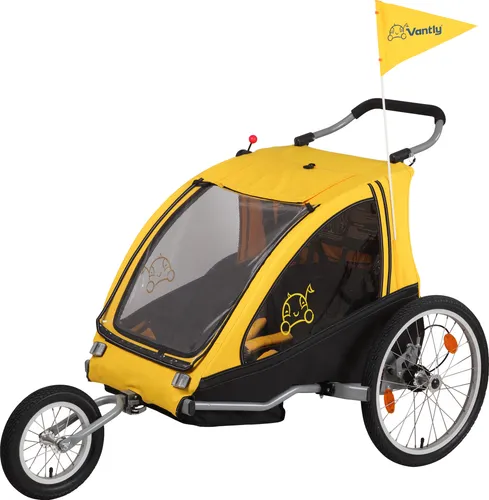 Kinderanhänger Vantly Sport inkl. Joggergabel 81 Blue Bird 61000600