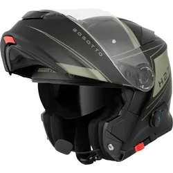 Bogotto H271 Taog Bluetooth Klapphelm XL, schwarz-grün von Bogotto