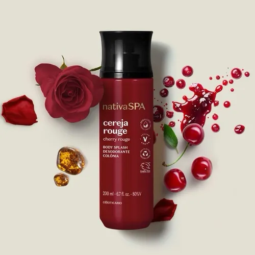 Produktbild Boticário Nativa Spa Cereja Rouge Body Splash 200 ml