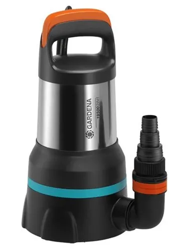 Gardena Klar-\/Schmutzwasser-Tauchpumpe 19500 Aquasensor - Wasserpumpen mit innovativer 2in1-Funktion für Klar- und Schmutzwasser, 19.500 l/h Leistung, automatische Aquasensor-Funktion für präzise Steuerung.