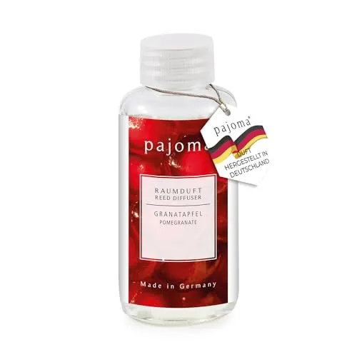 pajoma® Raumduft Nachfüllflasche 100 ml, Granatapfel | Nachfüller für Lufterfrischer | intensiver und hochwertiger Duft in Premium Qualität