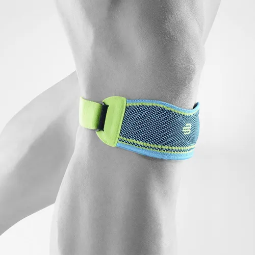 BAUERFEIND Patellabandage Knee Strap - Unisex Knie-Sportgurt für Druckentlastung bei Sportarten wie Basketball und Fußball. Hoher Tragekomfort dank leichtem Material und individuellem Entlastungsdruck.