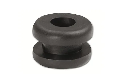 HellermannTyton Kabeldurchfuhr HELLERMANNTYTON Durchführungstülle, 633-02020, Schwarz, PVC, ∅ 4 mm, 1