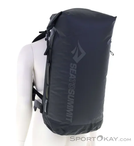 Sea to Summit Big River Dry Rucksack 50L schwarz - Pack- & Seesäcke: Wasserdichter und robuster Rucksack, der deine Ausrüstung zuverlässig trocken hält und bequem zu tragen ist.