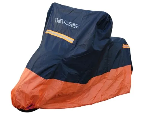 VANEZ Motorradabdeckung XXL kompatibel mit Vespa, Maxiscoot, Mofa - Wasserdicht, UV-Schutz, 245x105x125cm