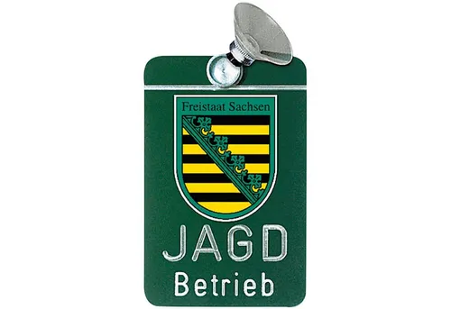 Dr. Gmünder Hinweisschild Autoschild Jagdbetrieb - Hochwertiges Hinweisschild für Jagdbetriebe, langlebig und wetterfest – ideal für den Einsatz in der Natur.