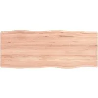 vidaXL Handgefertigte Tischplatte aus Eichenholz mit Baumkante - Esszimmertische: Massivholzplatte aus Eiche, perfekt zur Auffrischung bestehender Tische. Mit natürlicher Baumkante und lackierter Oberfläche, sofort einsatzbereit und einzigartig!