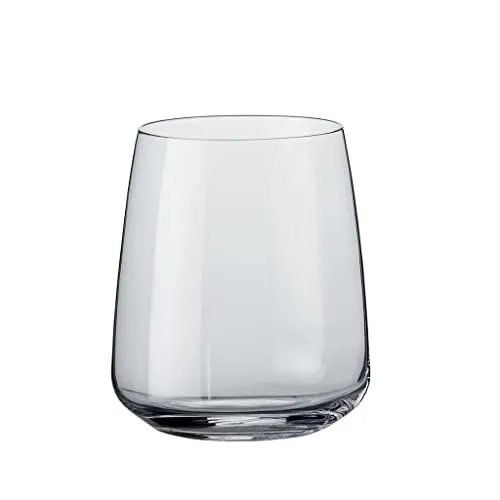 Bormioli Rocco NEXO Acqua Whisky Gläser - 6er Set - Gläser, 36cl, modern und spülmaschinenfest, ideal für Hotellerie und perfekte Präsentation von Wasser und Tonic.