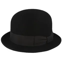 Fiebig Wollfilzhut Melone Schwarz Gr. 57 in schwarz von Fiebig