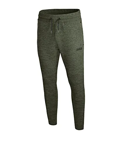 Jako Herren Jogginghose Premium Basics 8429 in Grün XXXL - Herren-Stoffhosen aus hochwertigem Material, ideal für Fußballtraining, mit Regular Fit und melierter Optik für optimalen Tragekomfort.