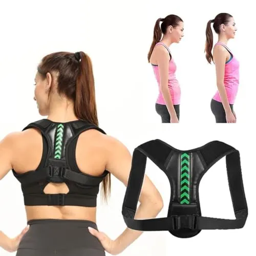König Design Rücken Geradehalter Haltungskorrektur Rücken Damen und Herren, Leicht Atmungsaktiv Bandage Rückenstütze Schultergurt, Rückenstützgürtel für Rücken Schmerzen Liendern (XXL)