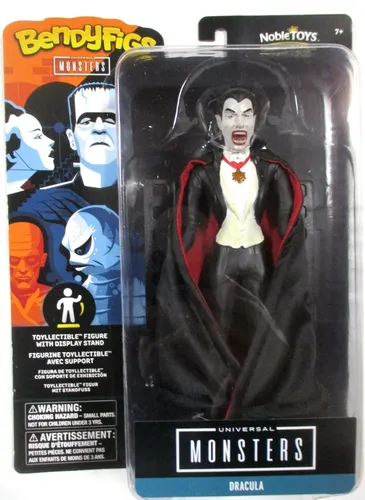 BendyFigs Universal Dracula Figurine (NN1162) - Puppen, Spielzeugfigur mit flexiblen Gelenken für kreative Spielmöglichkeiten und detailgetreuer Nachbildung des ikonischen Dracula-Charakters.
