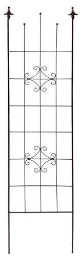 TrendLine Rankgitter 41,5 x 180cm braun - Pflanzenkästen & Spaliere, robustes Rankgitter aus Holz für eine dekorative Begrünung Ihrer Wände und Zäune.