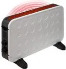 Brollux Elektroheizung 2000W W2K - Mobiler Konvektor mit Thermostat - Elektroheizkörper für Räume bis 30qm, tragbar und mit Überhitzungsschutz. Ideal für Wohnzimmer, Schlafzimmer und mehr, sorgt für wohlige Wärme überall!