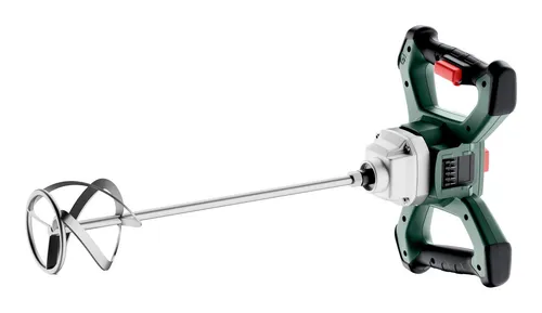 Metabo Rührwerk RW 18 LTX BL 120, Akku 18 V - Akku-Rührwerk mit 30 Liter Mischleistung, bürstenlosem Motor für lange Laufzeit und Vario-Tacho-Constamatic für konstante Drehzahlen. Ergonomisches Design für besten Halt und Manövrierbarkeit.