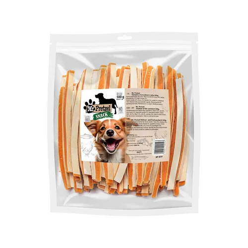 Mr. Pretzel Hundesnack Hähnchen Sandwiches 500g Hundeleckerli
