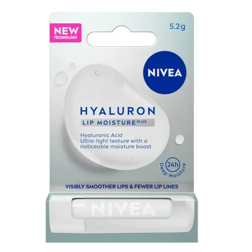 NIVEA Hyaluron Lip Moisture Plus Transparent nawilżający balsam do 4005900996602