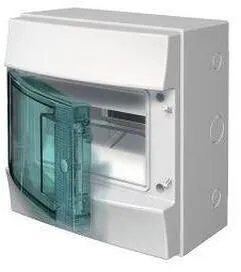 STRIEBEL & JOHN M65W108TN1 Aufputz-Kleinverteiler, 8 Teilungseinheiten, IP65 (1SLM006500S1211)