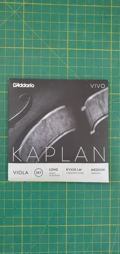 D'Addario Vivo Kaplan KV410 LM Viola Set Long Scale 16