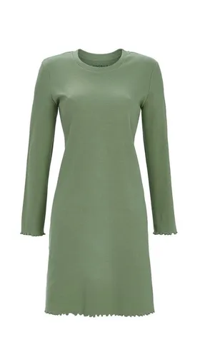 Ringella Nachthemd aus feiner Rippenware und mit Rundhalsausschnitt