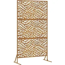 vidaXL Wetterfestes Stahlzaunpaneel Wetterfester Stahl Groß von vidaXL