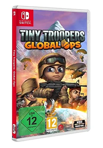 Tiny Troopers Global Ops für Nintendo Switch - Konsolen-Spiel, erlebe explosive Kämpfe und führe deine Elitetruppe in packenden Mehrspielermodi und lokalen Koop-Missionen zum Sieg!