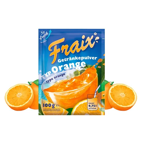 FRAIX Getränkepulver Orange, 25er Pack