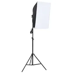 vidaXL Professionelle Studioleuchte 60x40 cm - Fotostudio Zubehör mit 13 Watt LED-Lampe für natürliche Farben und exzellente Lichtqualität. Ideal für Produkt- und Porträtfotografie, inklusive multifunktionalem Stativ und Tragetasche.