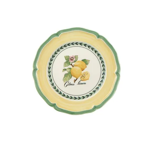 Villeroy & Boch French Garden Valence Frühstücksteller - Frühstücksteller 21cm aus bruchfestem Premium Porcelain, spülmaschinen- und mikrowellengeeignet. Genießen Sie einen bunten Start in den Tag mit romantischem, sommerlichem Dekor.