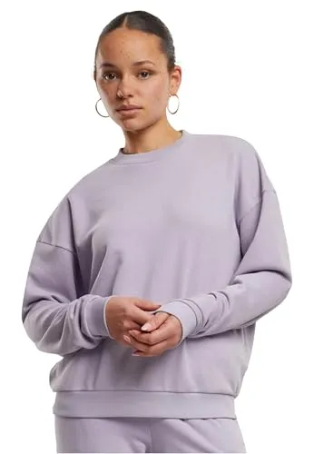 Urban Classics Damen Sweatshirt Ladies Oversized Light Terry Crewneck, lässiger Pullover für Frauen, Oversized Fit