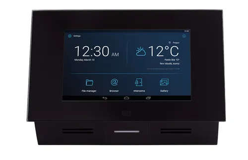 2N Indoor Touch 2.0 - Kabelgebundenes Touchpanel - Gegensprechanlage mit 10/100 Ethernet, bietet eine benutzerfreundliche Oberfläche und exzellente Audioqualität für Ihr Zuhause.