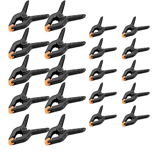 Stück Klemmzwingen, 2 Zoll 3 Zoll Federzwinge, Schraubzwingen Set Mit Schnellspanner, Metall Federklemmen Clip Set 20