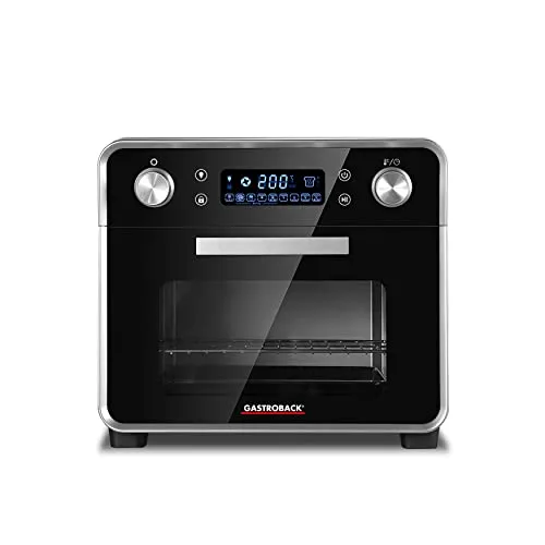 GASTROBACK 42815 Design Ofen Air Fry Pizza - 1680 Watt, 5-in-1 Multifunktionsofen mit 22 Litern, ideal für knusprige Pizza und vielseitige Zubereitungsmöglichkeiten