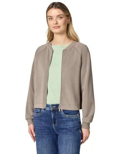 Street One Damen Silk-Look Jacke mit Zipper von Street One
