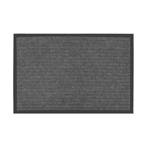 Bestlivings Fußmatte für Eingangsbereich- Schmutzfangmatte (Grau / 60x40cm) rutschfeste Sauberlaufmatte für Innen und Außen, saugfähiger Fußabstreifer