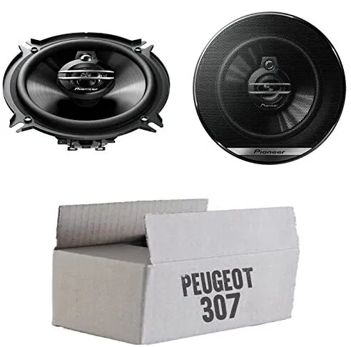 Pioneer Lautsprecher für Peugeot 307 – 13cm 3-Wege Triaxe Einbauset