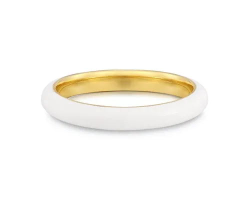 Glanzstücke München Silberring gelbgold - Fingerringe mit fröhlichem Design: Dieser gelbvergoldete Bandring aus 925er Sterlingsilber bringt positive Vibes und lässt sich wunderbar mit anderen Ringen kombinieren.