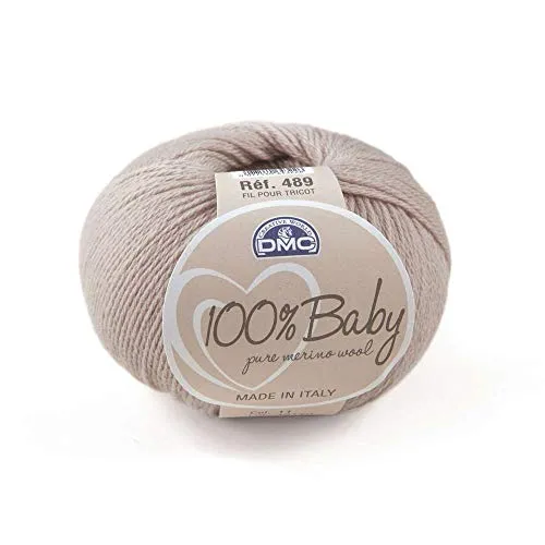 DMC - 100% Baby Wool, ideal ist für Baby-Strickwaren | 50 g, 225 m, 26 Farben
