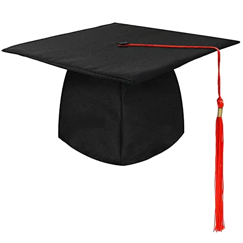Produktbild KEELYY Doktorhut Abschluss Hut Unisex, Graduation Cap Verstellbar Bachelor Doktorhut für Abschlussfeiern vom Studium, Universität, Hochschule, Abitur - Absolventenhut