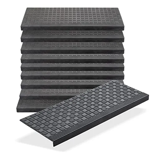 Produktbild BigDean 10er Set Gummi Stufenmatten