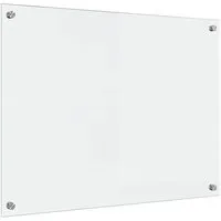 vidaXL Küchenrückwand Transparent 80 x 60 cm aus gehärtetem Glas - Küchenrückwand aus hitzebeständigem Sicherheitsglas, die moderne Eleganz und Funktionalität vereint. Mit einfacher Montage dank vorgebohrter Löcher, ideal für jeden Küchenstil.