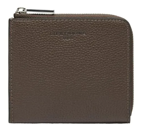 Liebeskind BERLIN Lou Small Pebble Nino Purse XS Light Truffel - Damen-Geldbörse aus feinem, genarbtem Rindsleder mit praktischem Rundum-Reißverschluss und kompaktem Design – ideal für kleine Handtaschen.