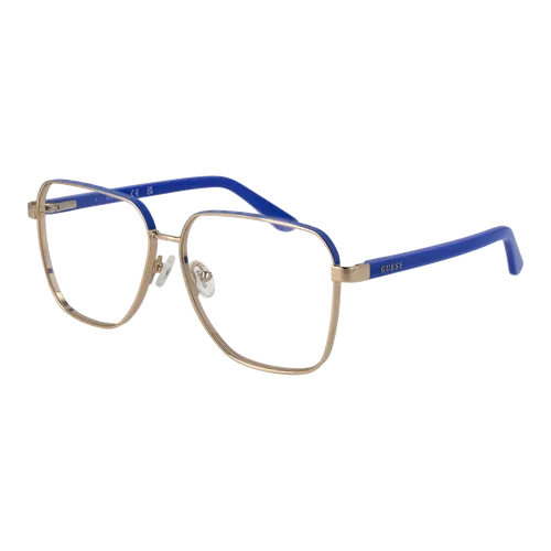 Guess Brillenfassung GU50125 092 57 Damen - Damen Brillenfassung aus hochwertigem Metall in elegantem Gold, mit komfortablem Federscharnier für optimalen Tragekomfort.